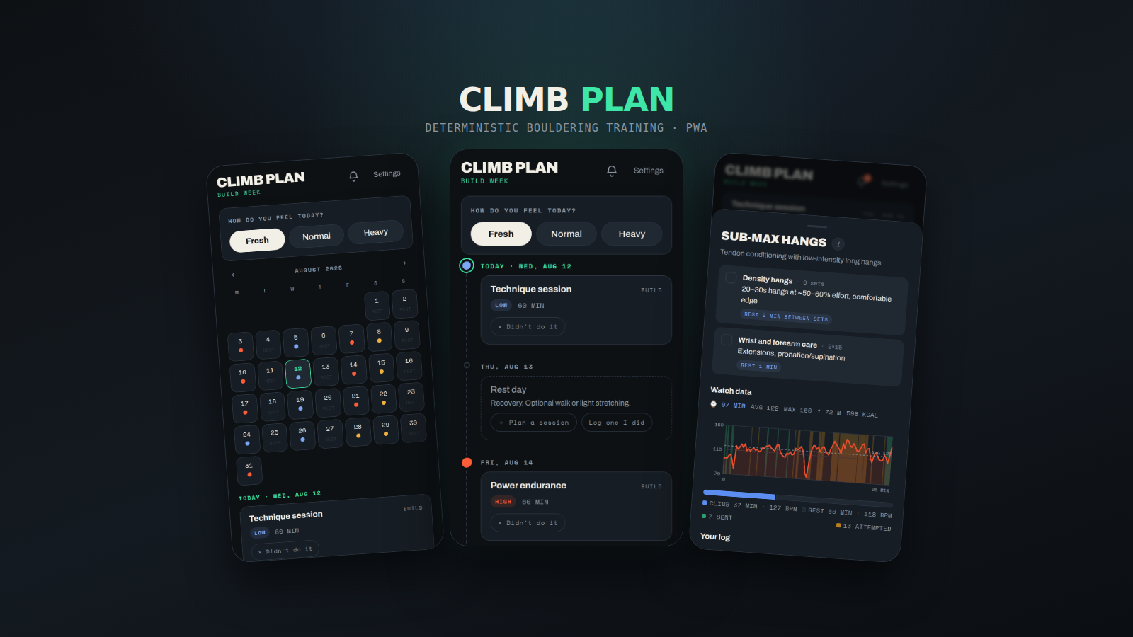 Climb Plan screenshot